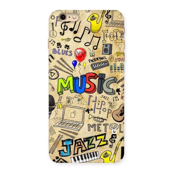 Music Pattern Back Case for iPhone 6 Plus 6S Plus