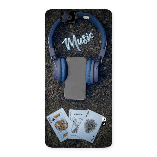 Music Power Cards Back Case for Canvas Knight A350