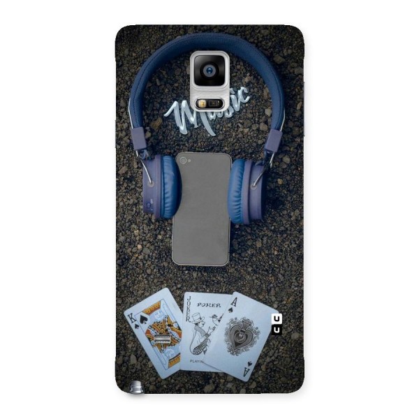 Music Power Cards Back Case for Galaxy Note 4