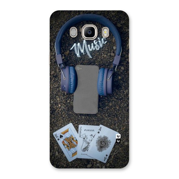 Music Power Cards Back Case for Galaxy On8