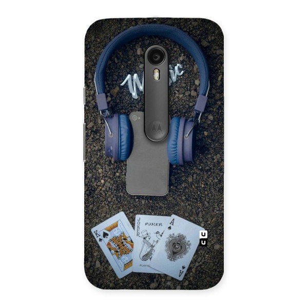 Music Power Cards Back Case for Moto G3