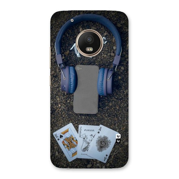 Music Power Cards Back Case for Moto G5 Plus