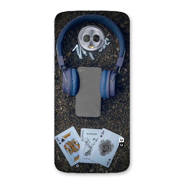 Music Power Cards Back Case for Moto G6