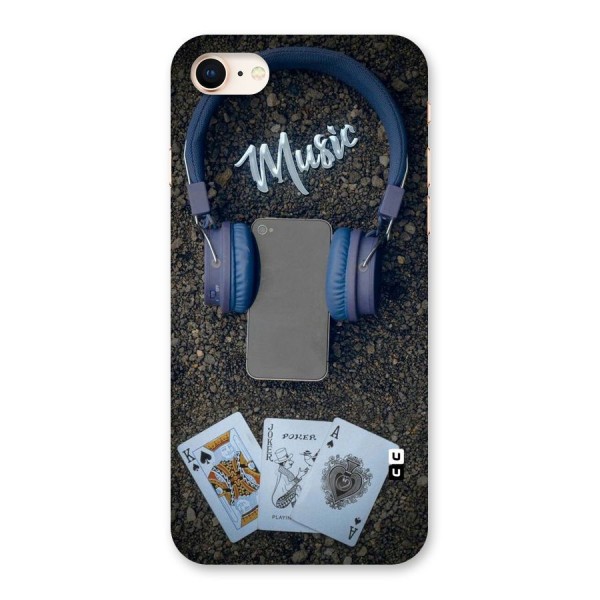 Music Power Cards Back Case for iPhone 8