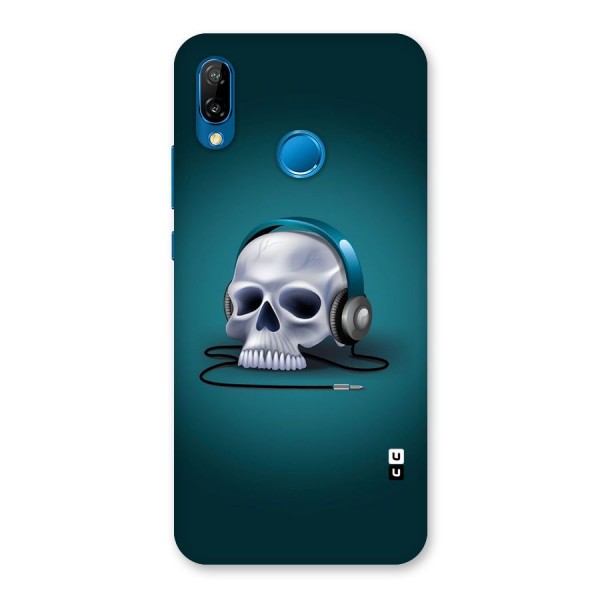 Music Skull Back Case for Huawei P20 Lite