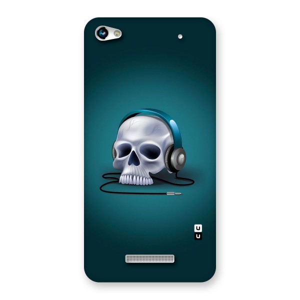 Music Skull Back Case for Micromax Hue 2