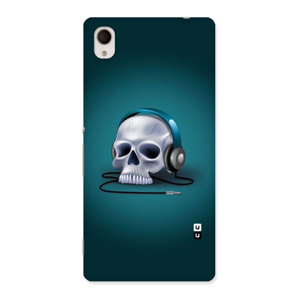 Music Skull Back Case for Xperia M4 Aqua