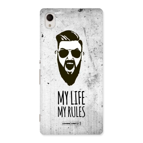 My Life My Rules Back Case for Xperia M4 Aqua