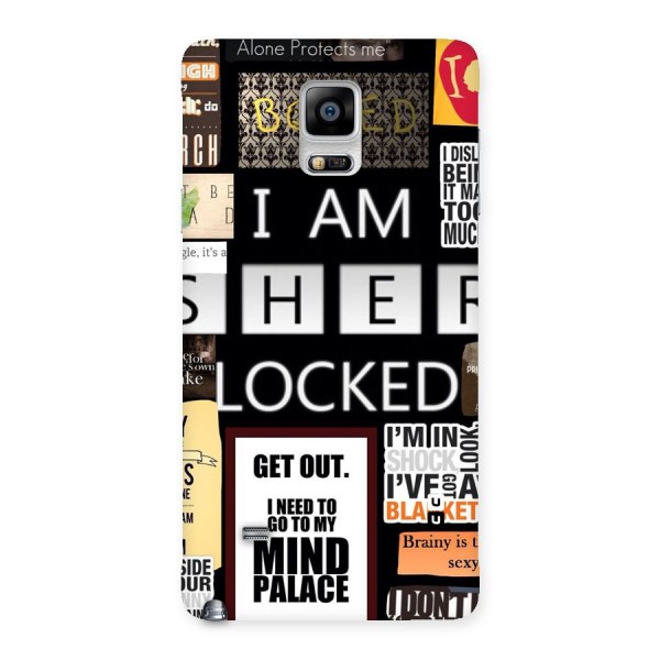 Mystery Pattern Back Case for Galaxy Note 4