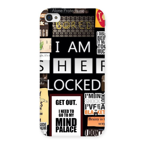 Mystery Pattern Back Case for iPhone 4 4s