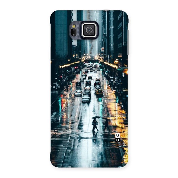 NY Streets Rainy Back Case for Galaxy Alpha