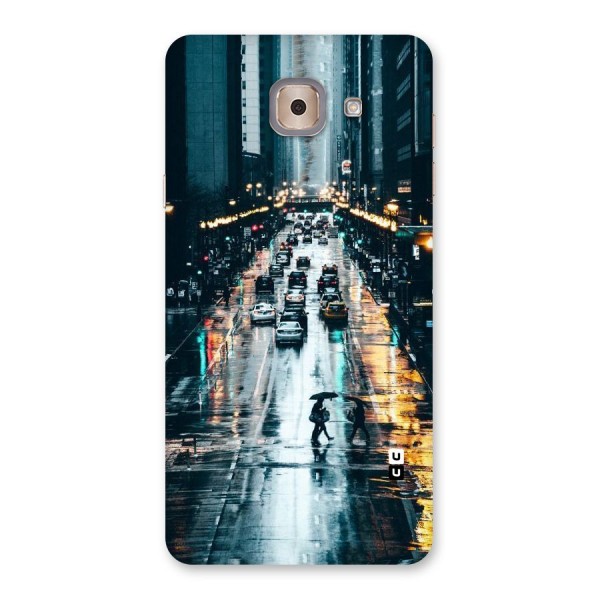 NY Streets Rainy Back Case for Galaxy J7 Max