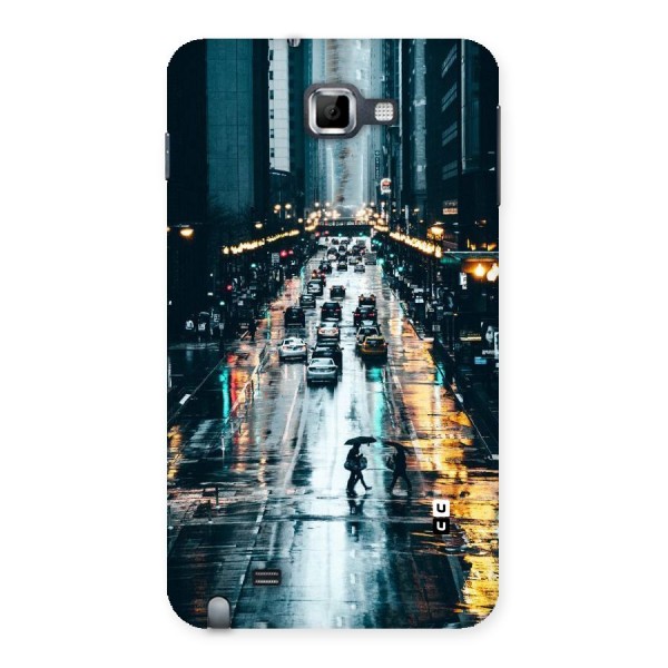 NY Streets Rainy Back Case for Galaxy Note