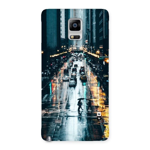 NY Streets Rainy Back Case for Galaxy Note 4