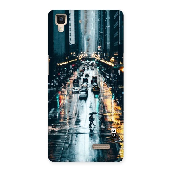 NY Streets Rainy Back Case for Oppo R7