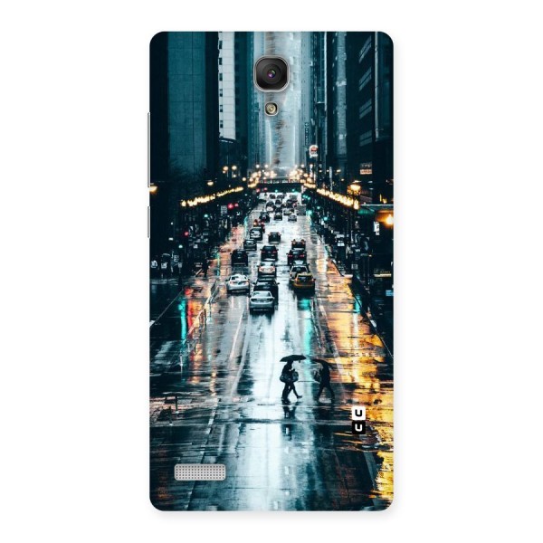 NY Streets Rainy Back Case for Redmi Note