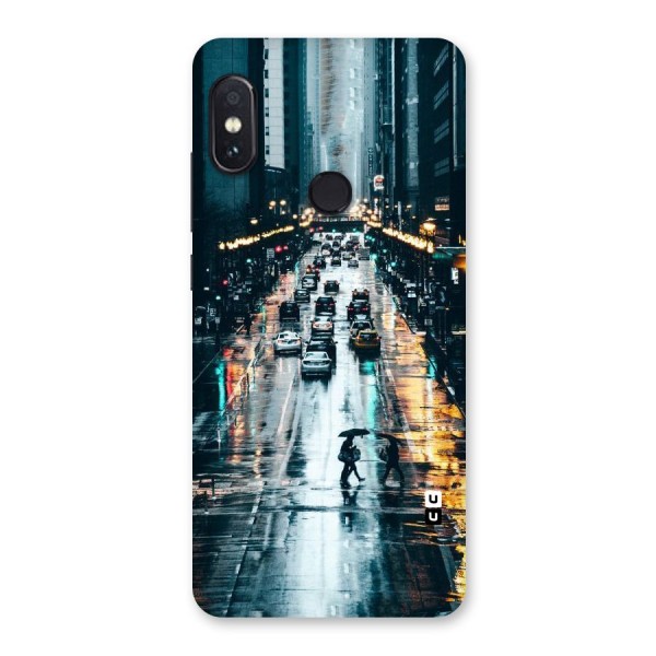 NY Streets Rainy Back Case for Redmi Note 5 Pro