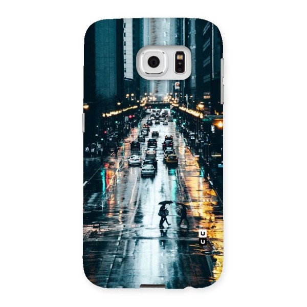 NY Streets Rainy Back Case for Samsung Galaxy S6