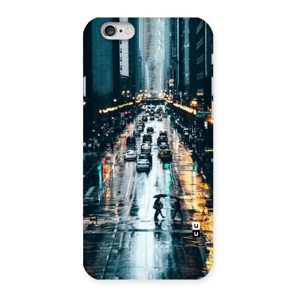 NY Streets Rainy Back Case for iPhone 6 6S