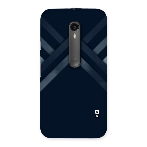 Navy Blue Arrow Back Case for Moto G3