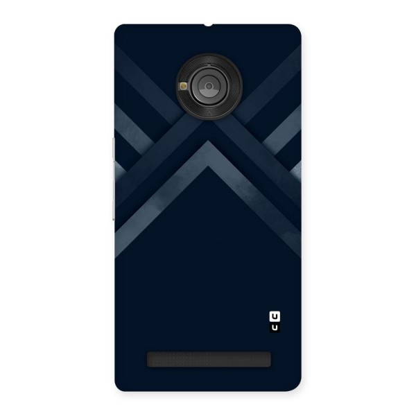 Navy Blue Arrow Back Case for Yu Yuphoria