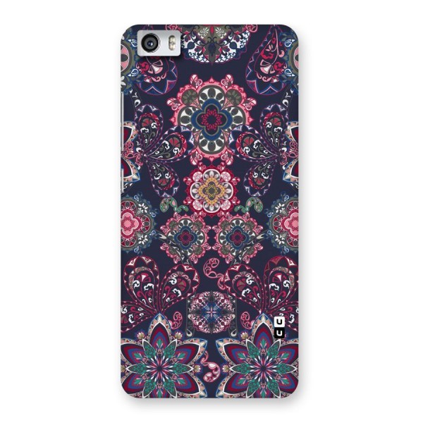 Navy Blue Bloom Pattern Back Case for Xiaomi Redmi Mi5