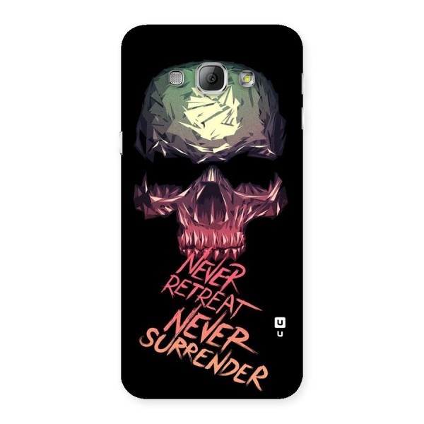 Never Retreat Back Case for Galaxy A8