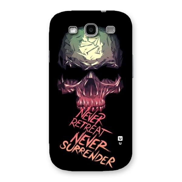 Never Retreat Back Case for Galaxy S3 Neo