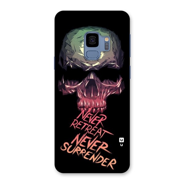 Never Retreat Back Case for Galaxy S9