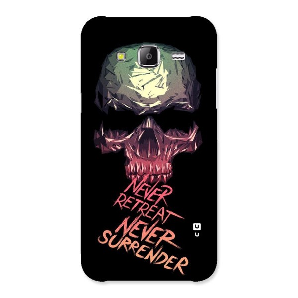 Never Retreat Back Case for Samsung Galaxy J5