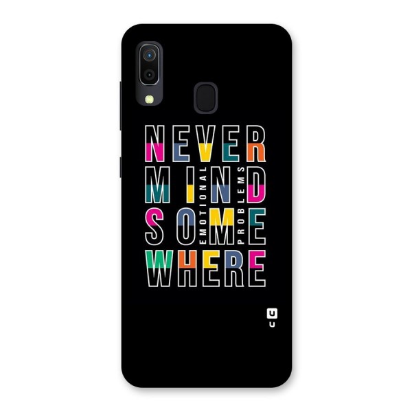 Nevermind Somewhere Back Case for Galaxy A20