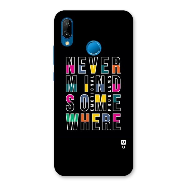 Nevermind Somewhere Back Case for Huawei P20 Lite