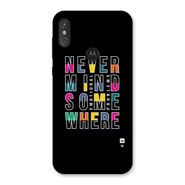 Nevermind Somewhere Back Case for Motorola One Power