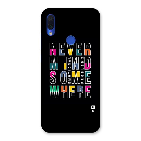 Nevermind Somewhere Back Case for Redmi Note 7