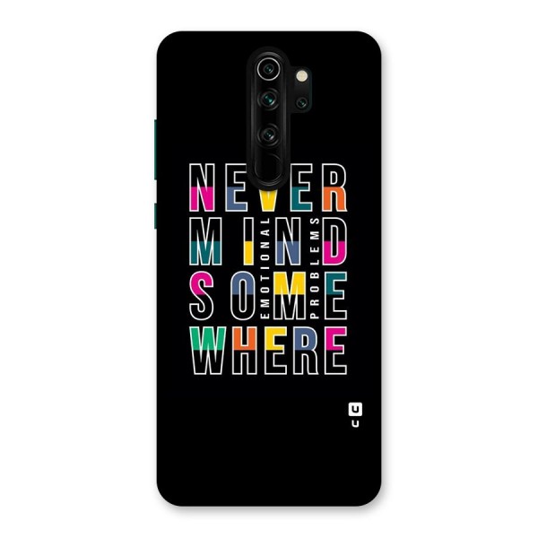 Nevermind Somewhere Back Case for Redmi Note 8 Pro