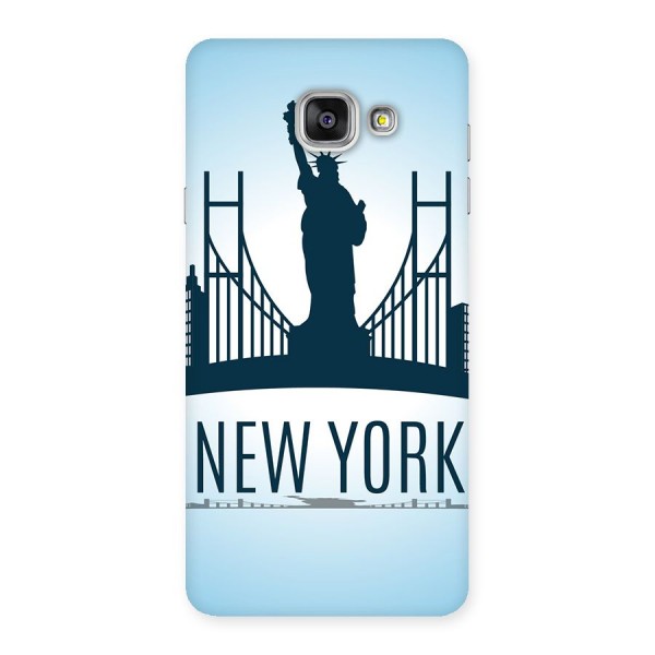 New York Skyline Back Case for Galaxy A7 2016