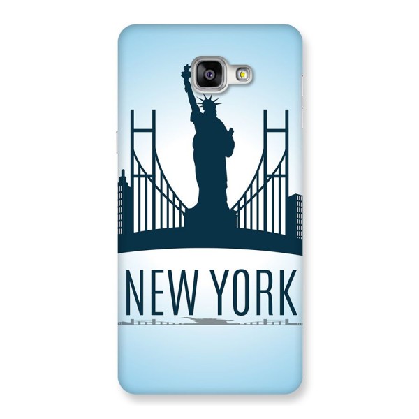 New York Skyline Back Case for Galaxy A9