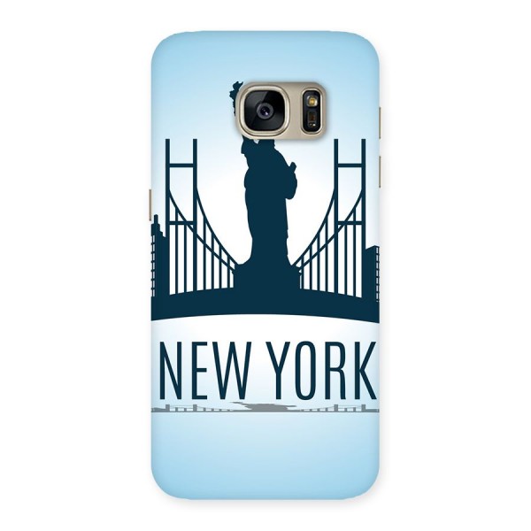 New York Skyline Back Case for Galaxy S7