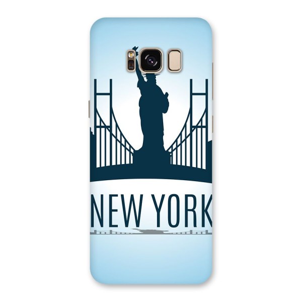 New York Skyline Back Case for Galaxy S8
