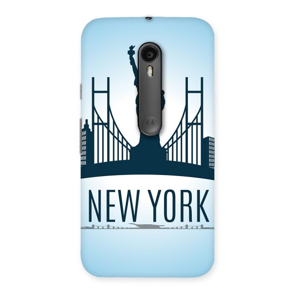 New York Skyline Back Case for Moto G3