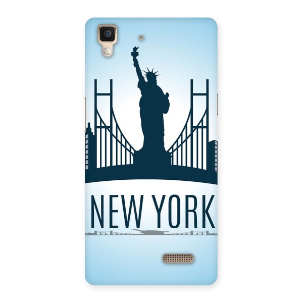 New York Skyline Back Case for Oppo R7