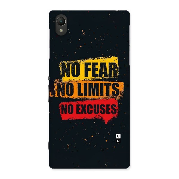 No Fear No Limits Back Case for Sony Xperia Z1