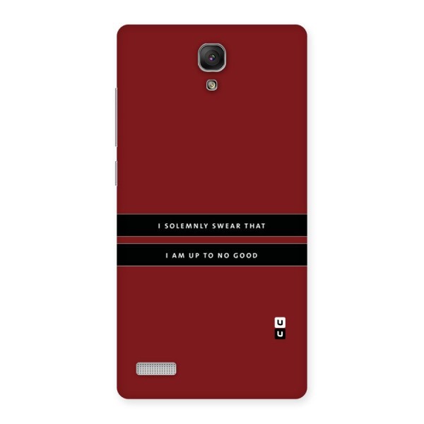 No Good Swear Back Case for Redmi Note