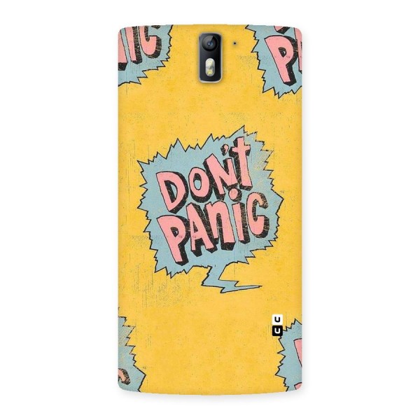 No Panic Back Case for One Plus One