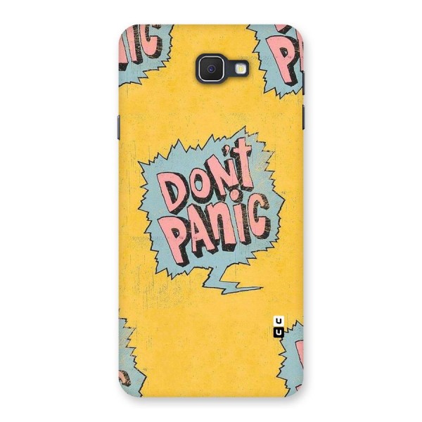 No Panic Back Case for Samsung Galaxy J7 Prime