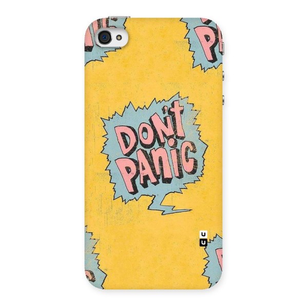 No Panic Back Case for iPhone 4 4s