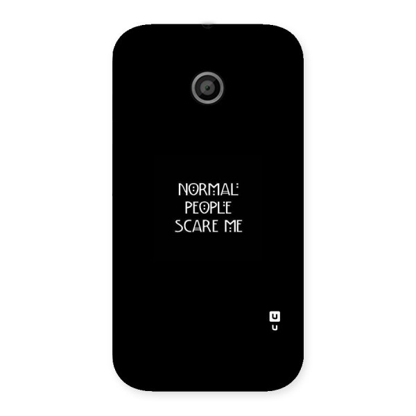 Normal People Back Case for Moto E