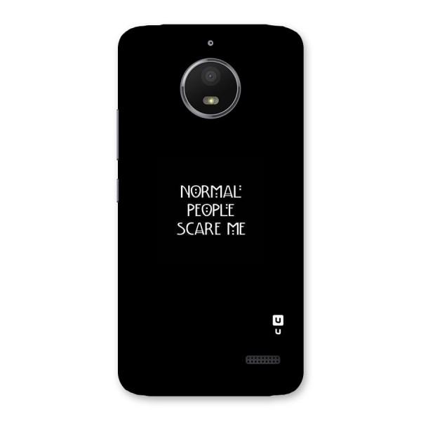 Normal People Back Case for Moto E4