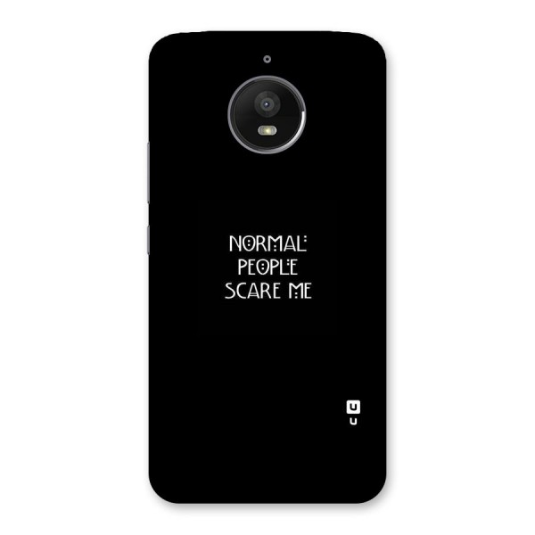 Normal People Back Case for Moto E4 Plus