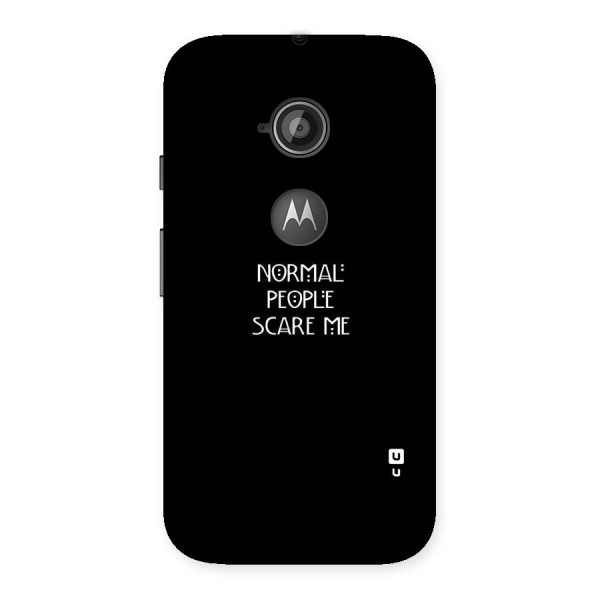 Normal People Back Case for Moto E 2nd Gen